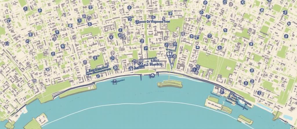 Mappa della zona circostante via in Selci a Roma